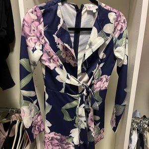 Long sleeve flowery romper by l'atiste